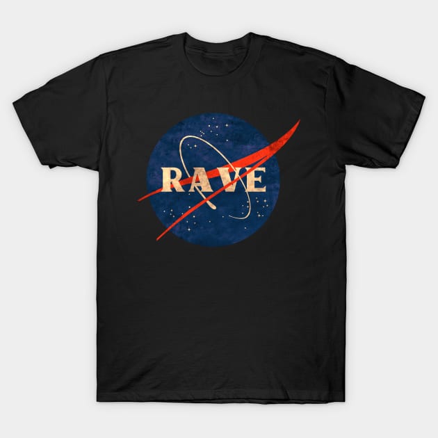 Rave NASA Logo T-Shirt by Leksal